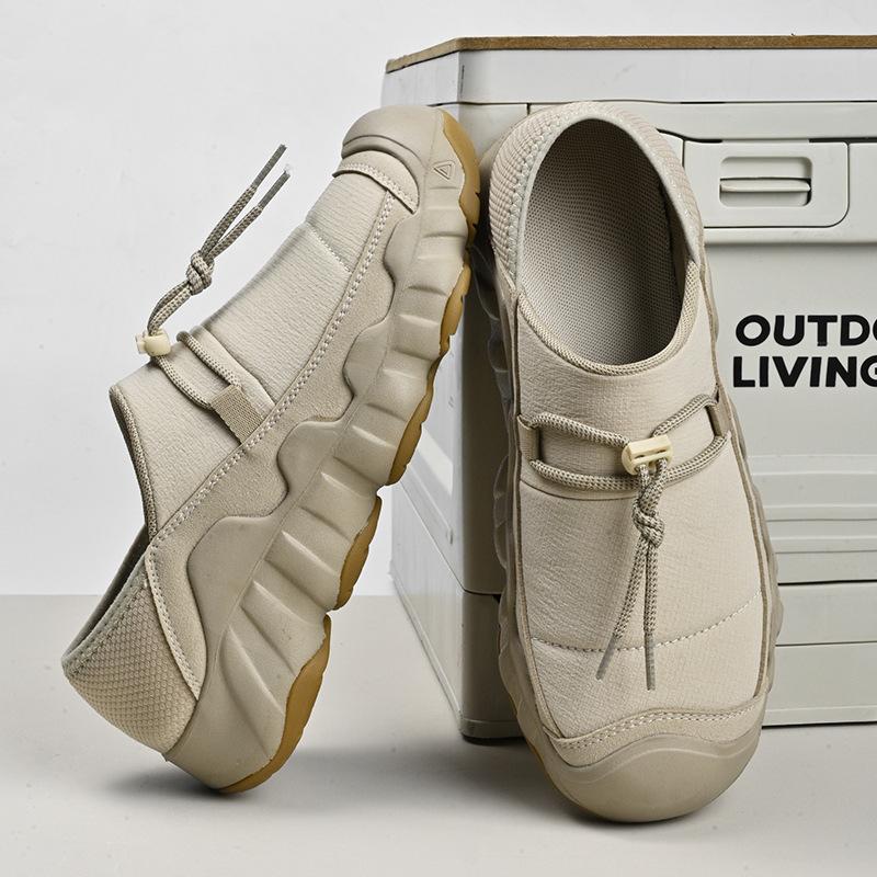 2025 Popular Men's Shoes Retro Light Breathable Non-slip Soft Sole One Pedal Sports Shoes Men's Casual Shoes