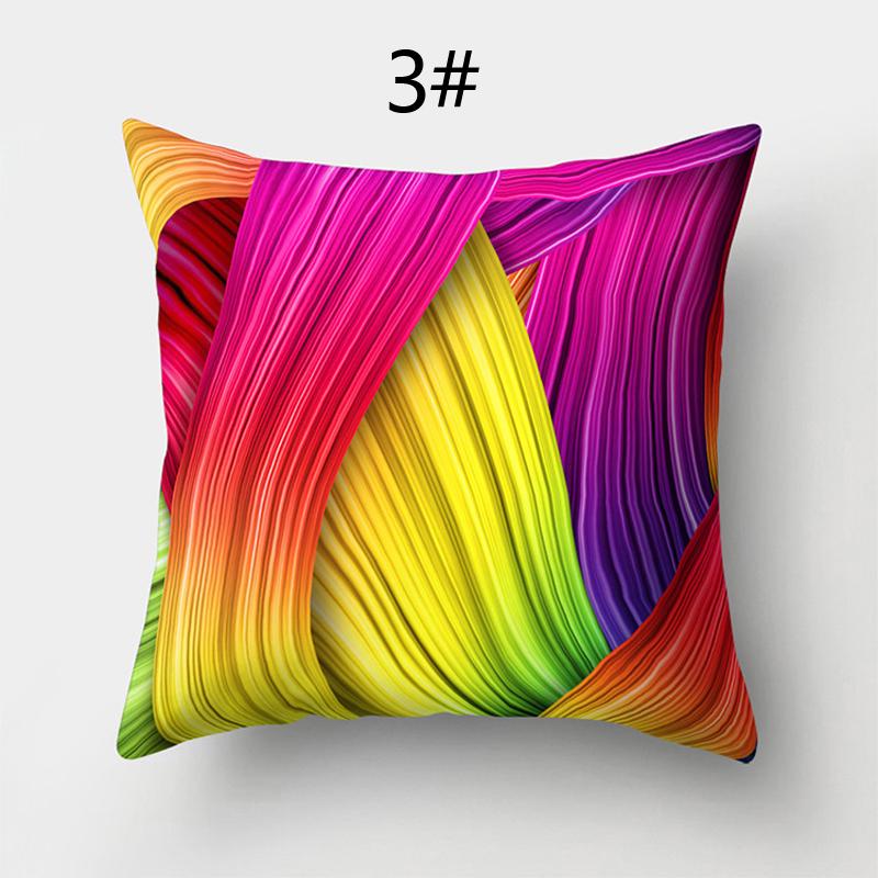 Buy 1pc Protected Polyester Multicolor Pillowcase Pillow Cover Cushion