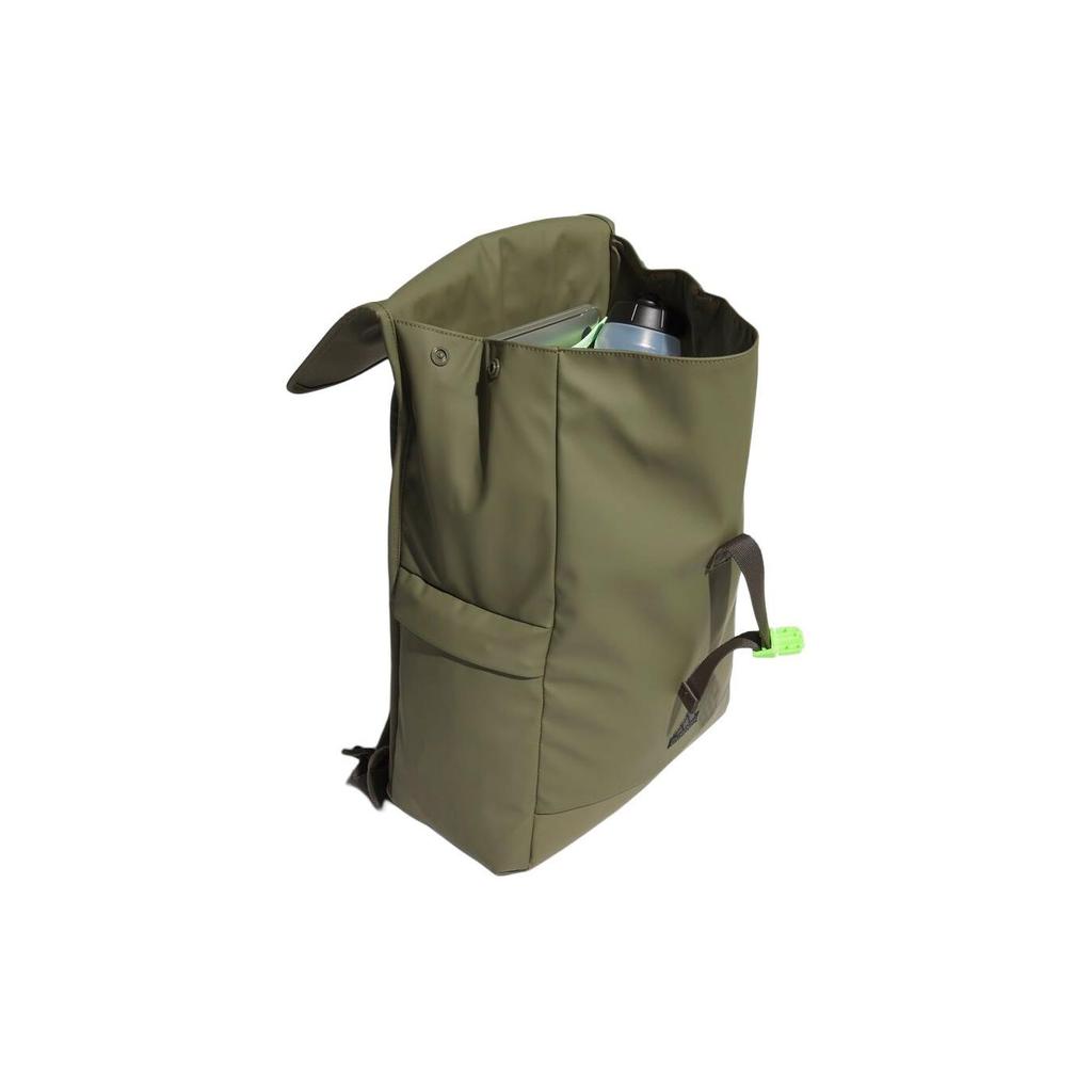 Adidas Logo Simple Color Backpack Unisex Backpack Army-Green JF6587