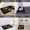 Popular Export Destination Rugs Door Mats Bedroom Kitchen Rugs Home Decor Airplane Logo Soft Door Mats Bathroom Mats