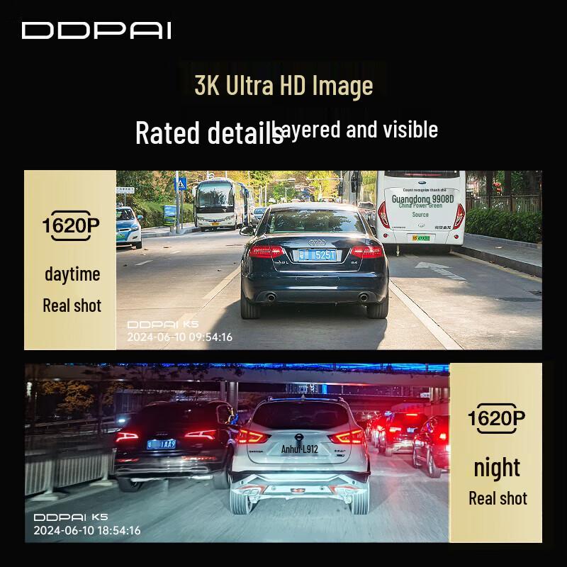 DDPAI K-Series Hidden Dash Cam for Geely (CN Version)