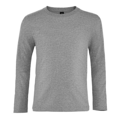 SOLS Childrens/Kids Imperial Melange Long-Sleeved T-Shirt