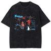 Vagabond (Miyamoto Musashi) "Think Only About Your Art" Quote Vintage Acid Washed Oversized Streetwear Japanese Samurai Manga Graphic T-Shirt Top