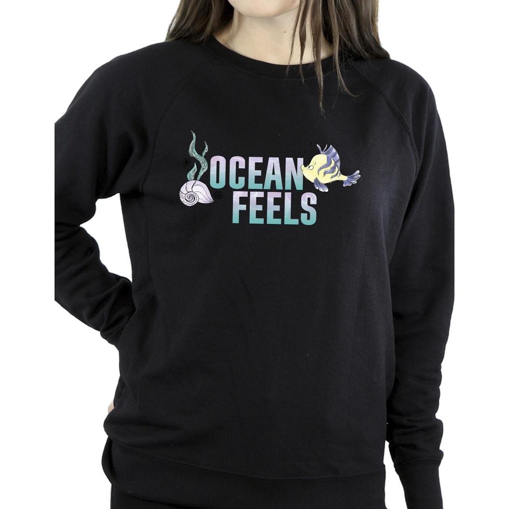 Disney Womens/Ladies The Little Mermaid Ocean Sweatshirt