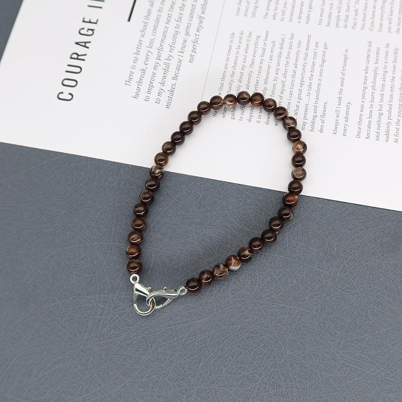 Two-tone Coffee Leopard Bee Print Chain Handbag with Crossbody Shoulder Strap