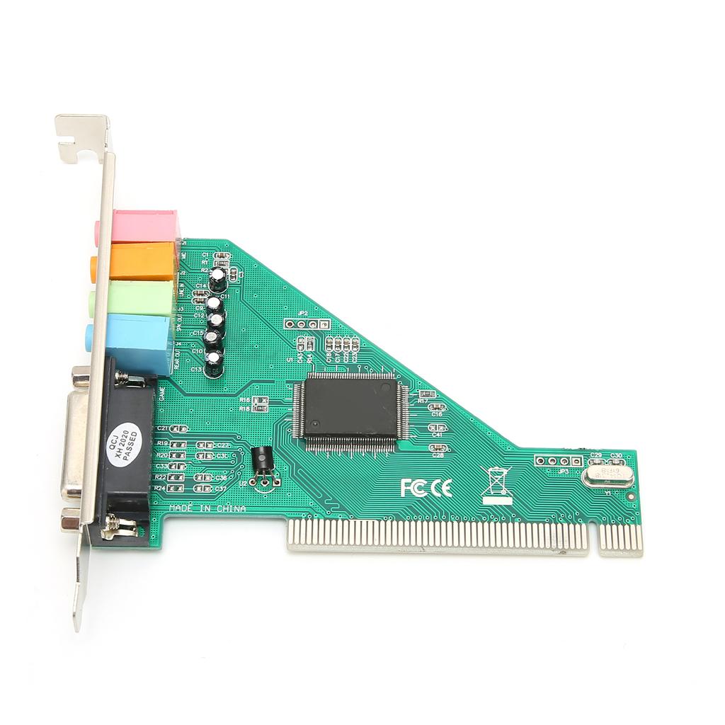 PCI Sound Card 120dB Duplex Playback Computer Accessory with 4 Channel for 98 8738