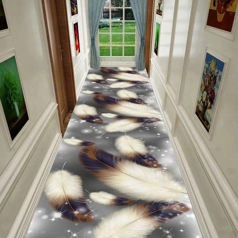 3D Läufer Teppiche für Flur Wohnzimmer Dekoration Zuhause Hotel Lobby Langer Teppich Eingangstürmatte Treppenbereich Teppich