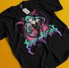 Darkstalkers Shirt Morrigan Aensland T-Shirt Girl Anime Waifu Gift Unisex Tshirt