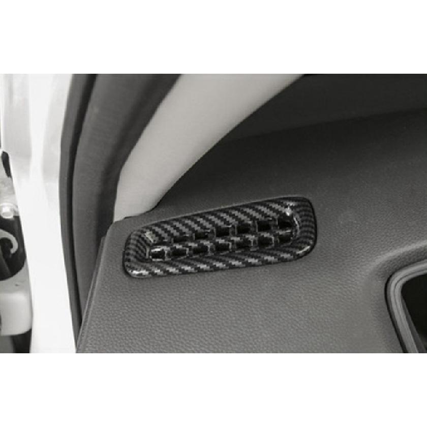 Look Side A/C Air Outlet Carbon Fiber 2PC Cover Trim For - Honda Civic
