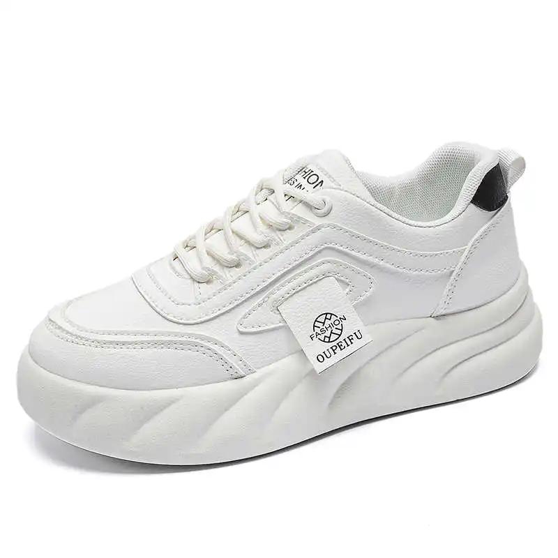 Autumn-spring Without Heels Women's Tenid Flats Comfortable Women's Sneakers Black Women's Sports Shoes Link Vip Choes
