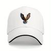 Majestic Eagle Flying Baseball Cap Unisexs Adjustable Polyester Graphic Sun Protection Casual Hat