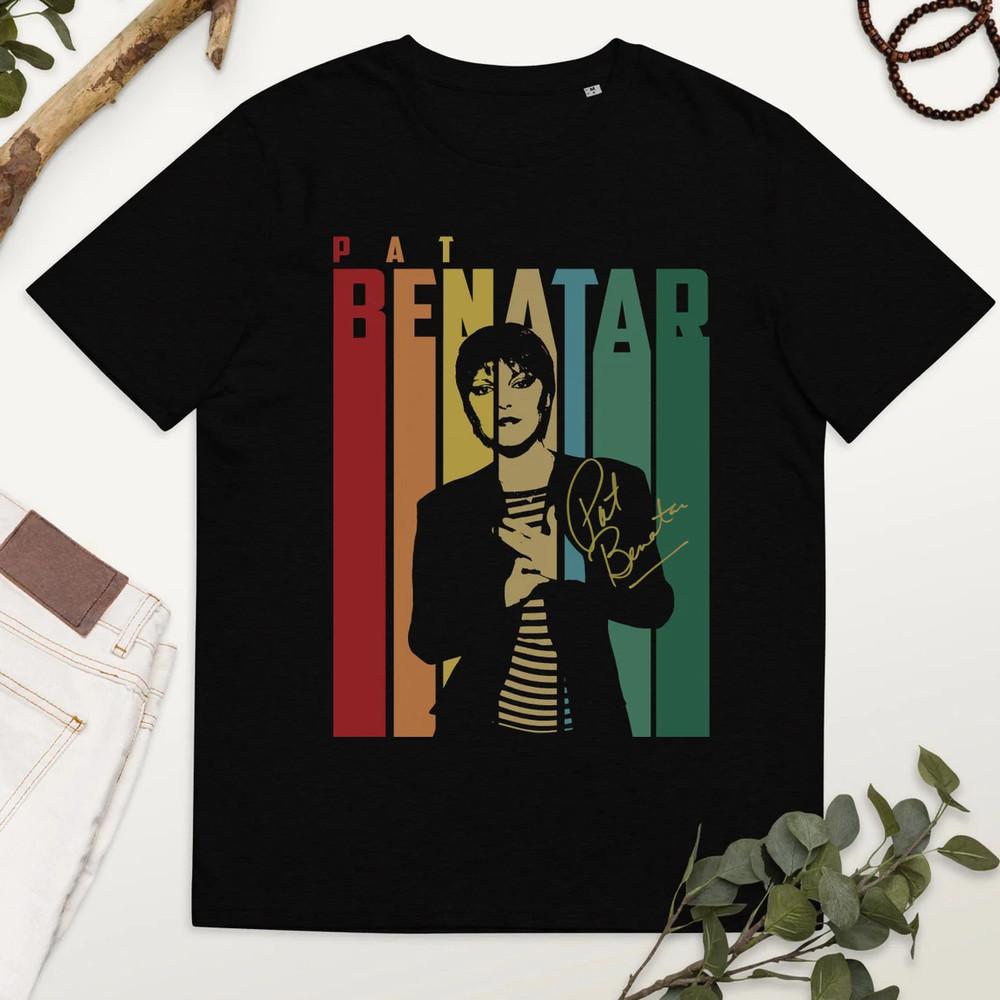 Pat Benatar signed Men Tshirt Black Short Sleeve S5XL Shirt Fan Unisex T-Shirt L