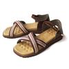 Belle & Sofa Women's Flat Sandals, Comfortable To Walk In, with Comfort Insoles and Elastic Straps, Made In Japan (Red, Medium) ZGZG1