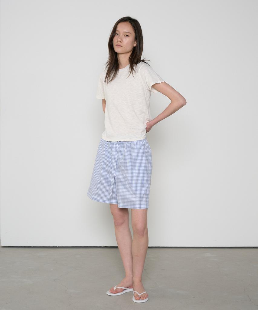 Jeonggamseutyudio Pigment Dyed Slub Cotton Tee_4 Color