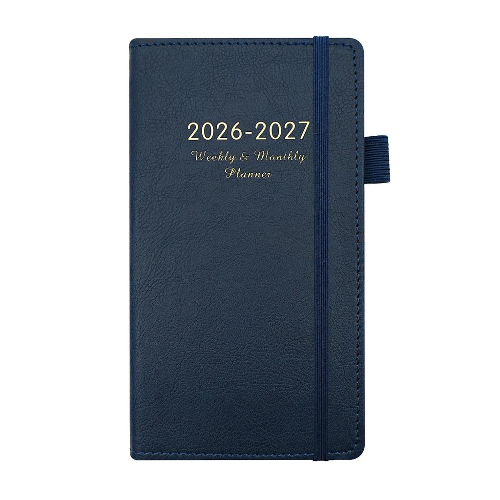 English Weekly Planner Soft Cover (24 Sizes) - Customizable Schedule Book 26-27