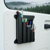 1Pcs Wall Mount Cable Tie & Tool Organizer 4/5-Slot Holds Multi-Size Zip Ties For Garage Workshop Accessories