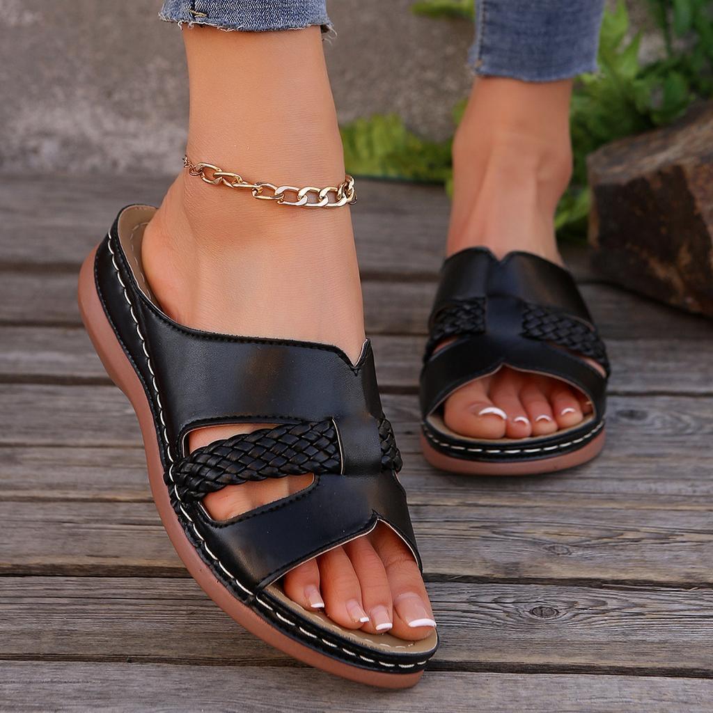 Women's Sandals New Sandals Summer 2025 Shoes Woman Low Heels Slippers Casual Summer Shoes Sandalias De Mujer Beach Footwear
