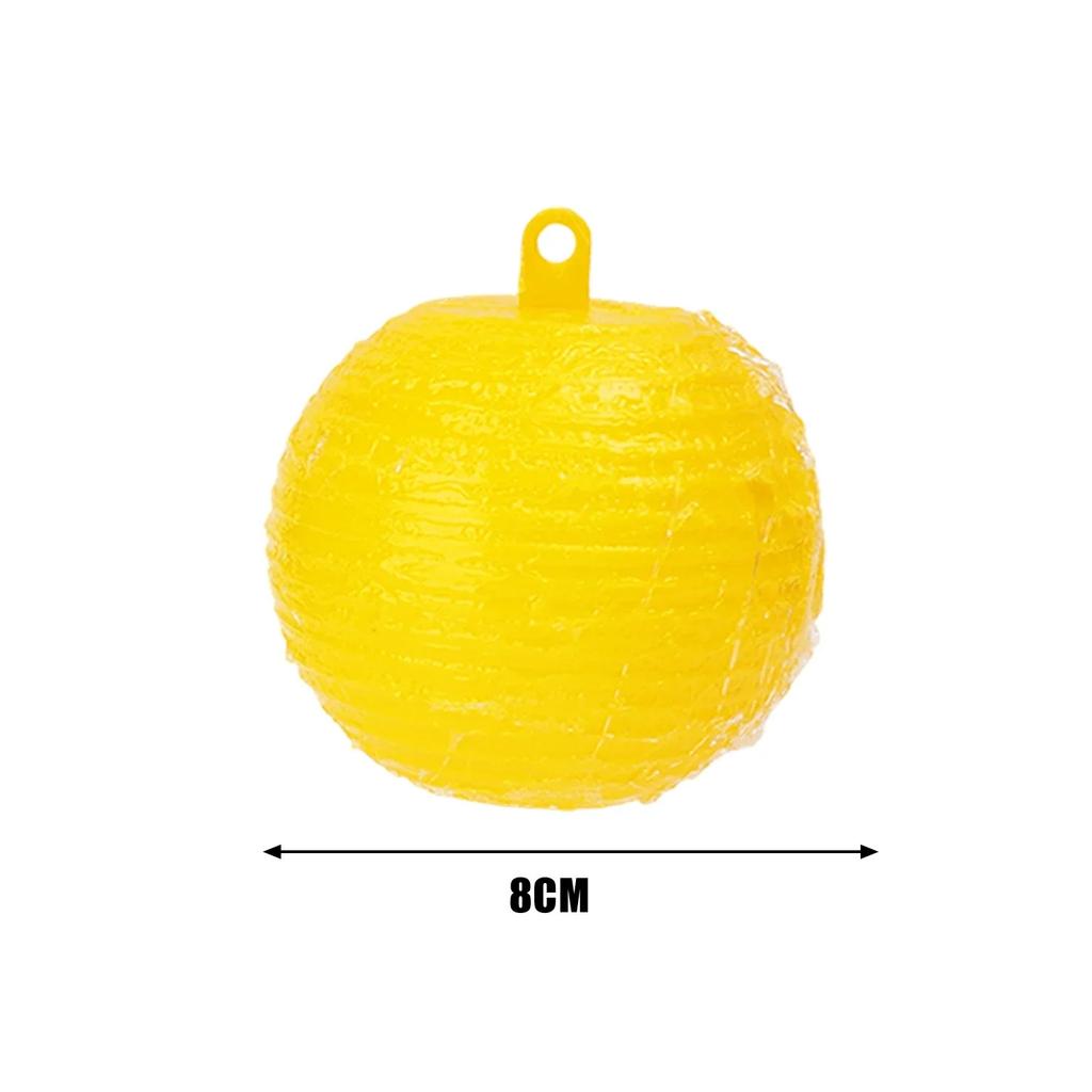 10/1x Hanging Ball Fruit Fly Catcher Pest Control Sticky Ball Wasp Bee Insect Trap for Outdoor Garden Orchard Long Lasting Gnat Traps