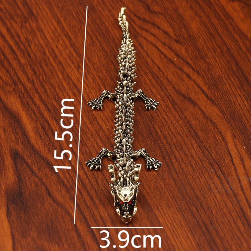 Alloy 3D three-dimensional activity dragon home office desktop antique dragon jewelry