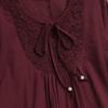 Casual Women Pullover Fashion Solid Color Print O Neck Long Sleeve 3/4 Sleeve Top Fall Spring