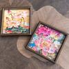 Wooden Lotus Tray Raised Frame Floral Serving Tray  for Tabletop Storage Entryway Shelf Home Decor