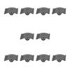Insulation Felt Clip Set of 10 for Opel, Peugeot, Renault