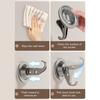 Stable Suction Cup Hook for Storage Not Drill Installation ABS Wall Hook Vacuum Suction Hook Simple Install for Home