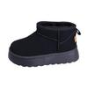 2025 Women's Winter Platform Snow Boots: Height-Increasing, Warm Velvet-Lined, Thick Cotton Muffin Bread Shoes