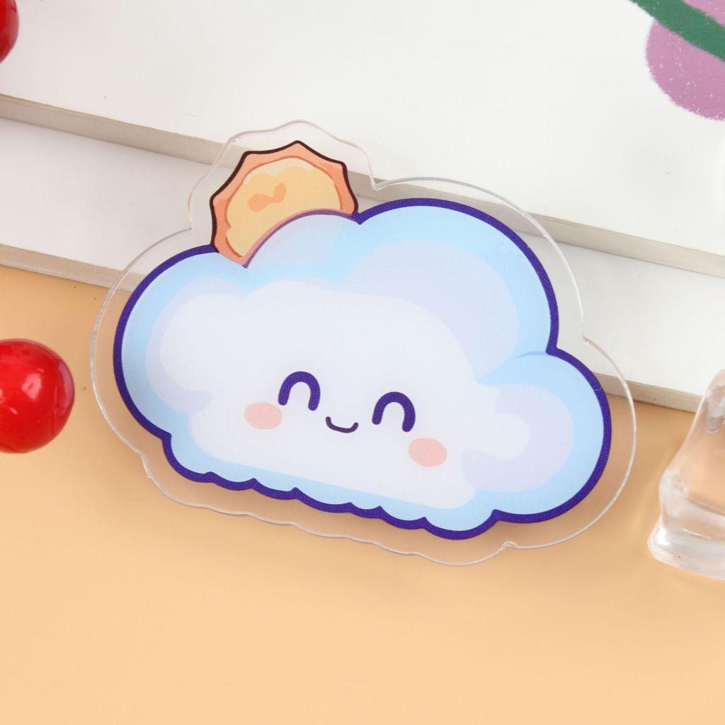 Foldable Anime Cartoon Acrylic Phone Stand with Universal Telescopic Airbag Feature