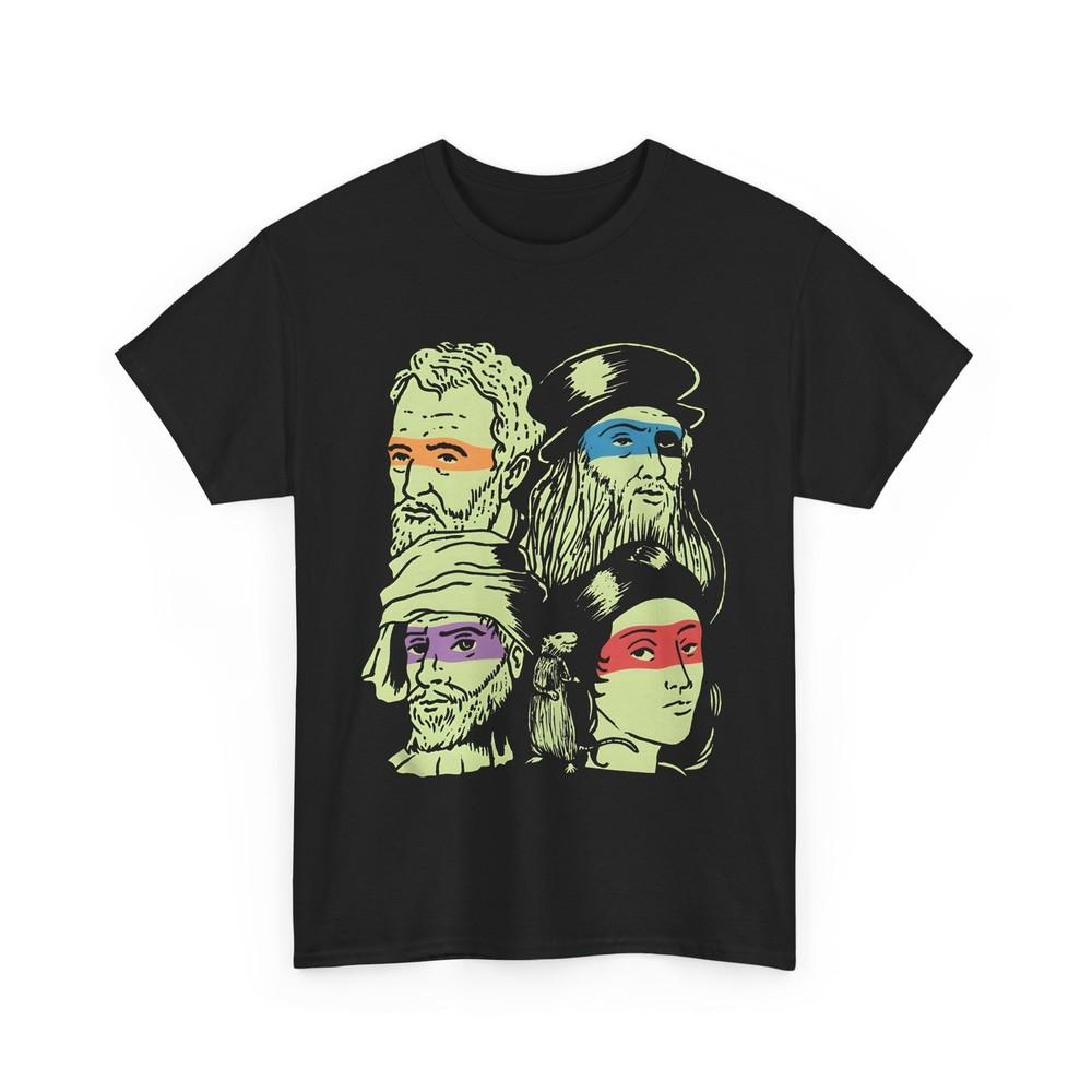 Renaissance Ninjas T-Shirt Medieval Art Shirt HistoricalUnis wbr/ ex T-Shirt Unisex T-Shirt M