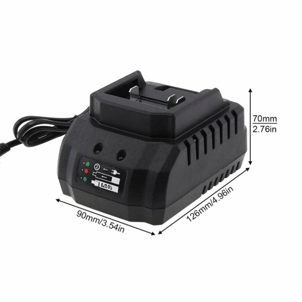 21V Lithium-ion Battery Charger Electric Drill Grinder Accessory Electric Drill Wrench Charger General-purpose Seat Charger
