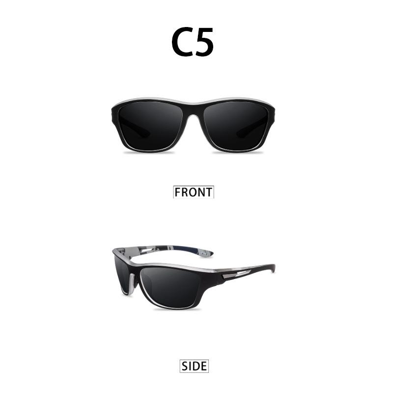 Men Women Polarized Sports Sunglasses with Rope UV400 Car Driving Shades Outdoor Eyeglasses Hiking Riding Goggle Shades Eyewear