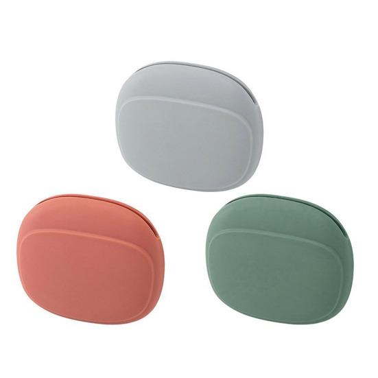 Cable Storage Bag Mini Silicone Waterproof Headphone Organizer Easy To Clean Cable Organizer Compact Portable Multifunctional Case