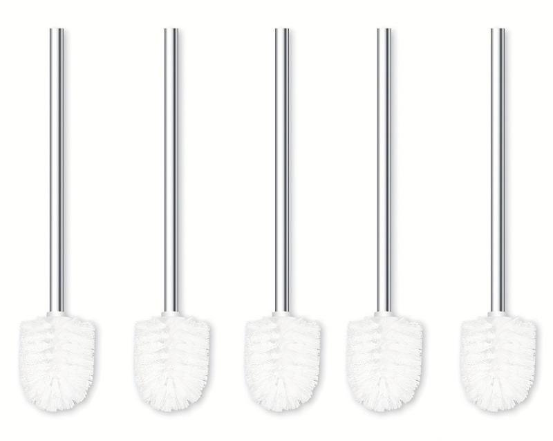 

5pcs Stainless Steel Toilet Cleaning Brush Set Bathroom Wc Shower Cleaning Supplies Daily Necessities Reusable Cleaning Tools
