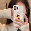 Happy Autumn Girl Pumpkin Fall Phone Case For IPhone 15 11 12 13 14 Mini Pro Max XR X XS TPU Clear Case