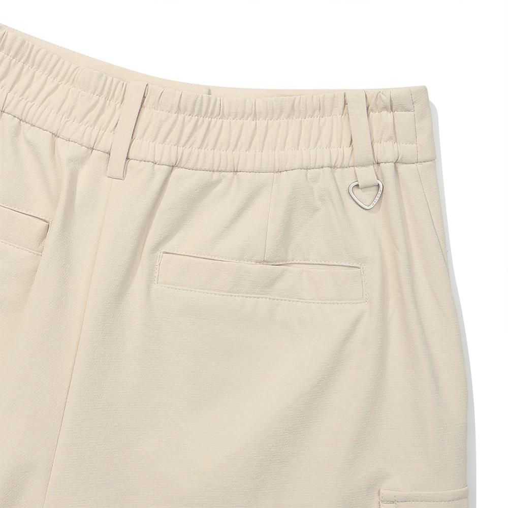 MALBON GOLF Woven Cargo Shorts Beige (Woman)