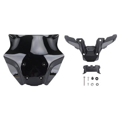 Motorcycle Front Windshield Reduce Wind Drag Enhanced Aerodynamics Windscreen Wind Deflector for MT 09 2024 and Later