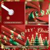 Christmas Event Banner Golden Ornaments Merry Christmas Banner Christmas Photo Banner Colorful Decor For Family Party Indoor