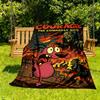 1PC Courage the Cowardly Dog Outdoor Blanket Lightweight Flannel, Soft & Warm, All Season Use for Sofa