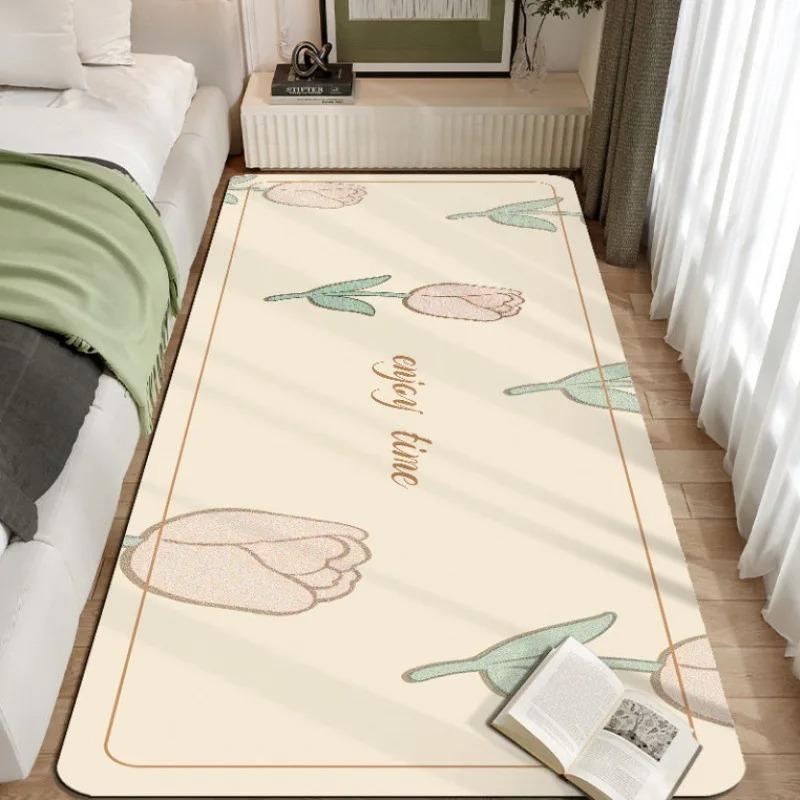 Flower Pattern Carpet Mat Rug Home Decoration Just Relax Non-Slip Floor Mat for Bedroom Living Room Carpets for Living Room