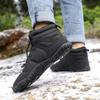 Men's And Women's Snow Boots, Winter Outdoor Hiking Shoes, Waterproof And Warm Fur Lined Casual Hiking Boots