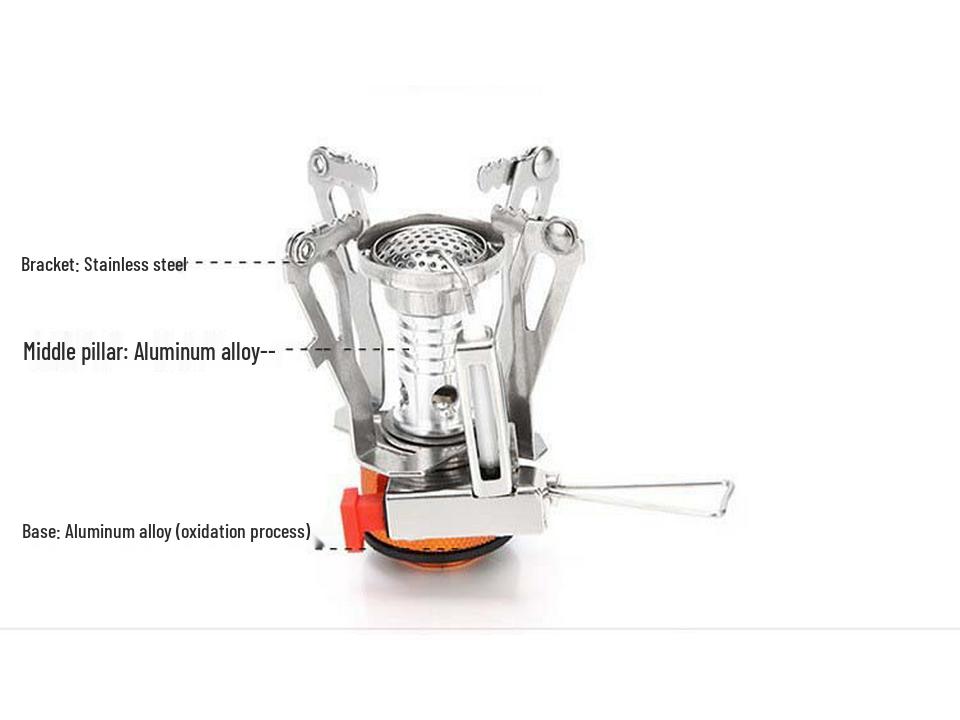 Portable Camping Stove with Electronic Ignition - Ideal for Picnics and Travel