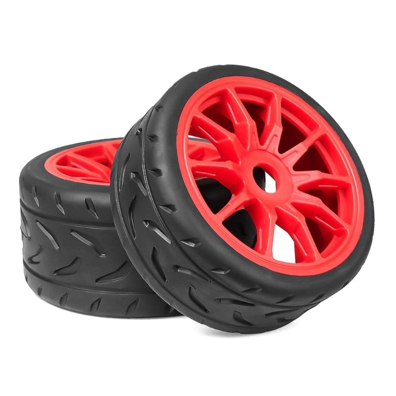 Set of 4 Remote Control Wheel Tires for Crawlers Car Model Rubber Wheel Tires for Remote Control Accessories