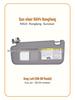 RAV4 Sun Visor for 2006-2009 Models - Gray Beige