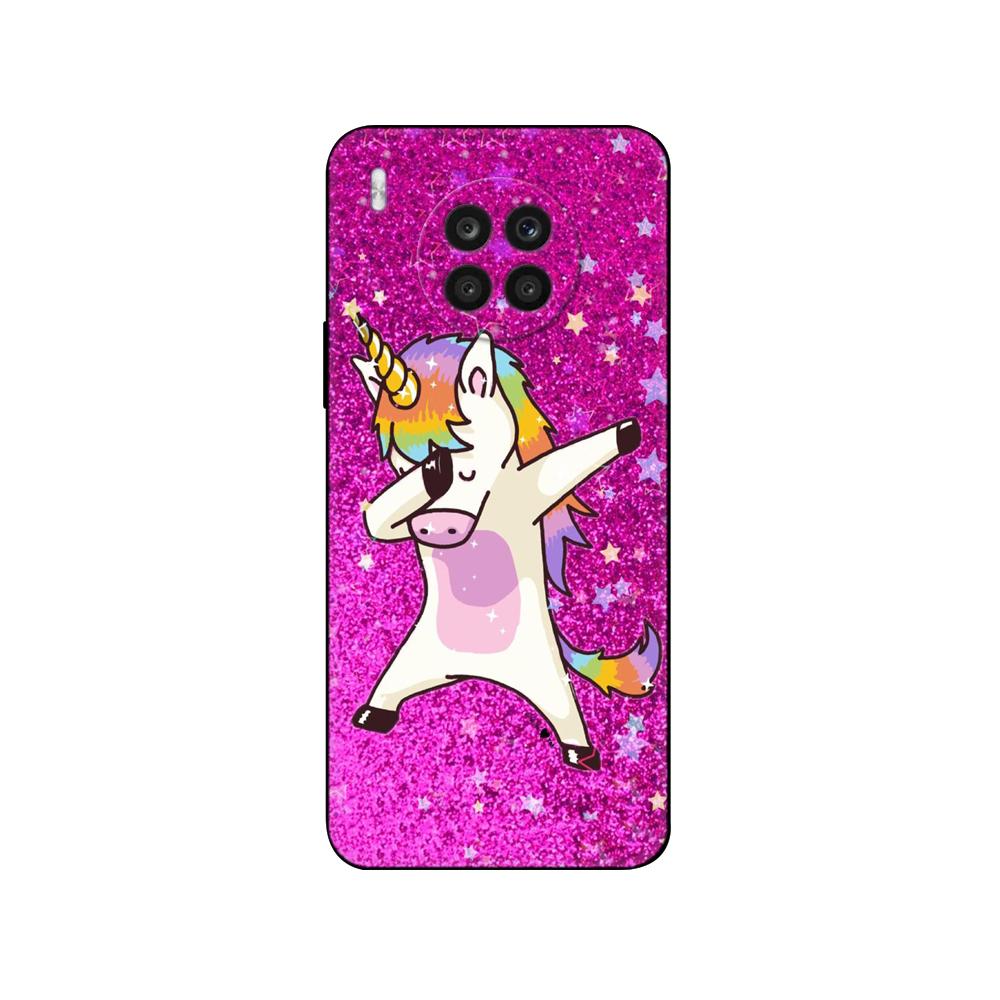 For Honor 50 Lite Case 6.67inch Silicon Back Cover Phone Case For Huawei Honor 50 Lite Case Bumper 50Lite Light Black Tpu Case