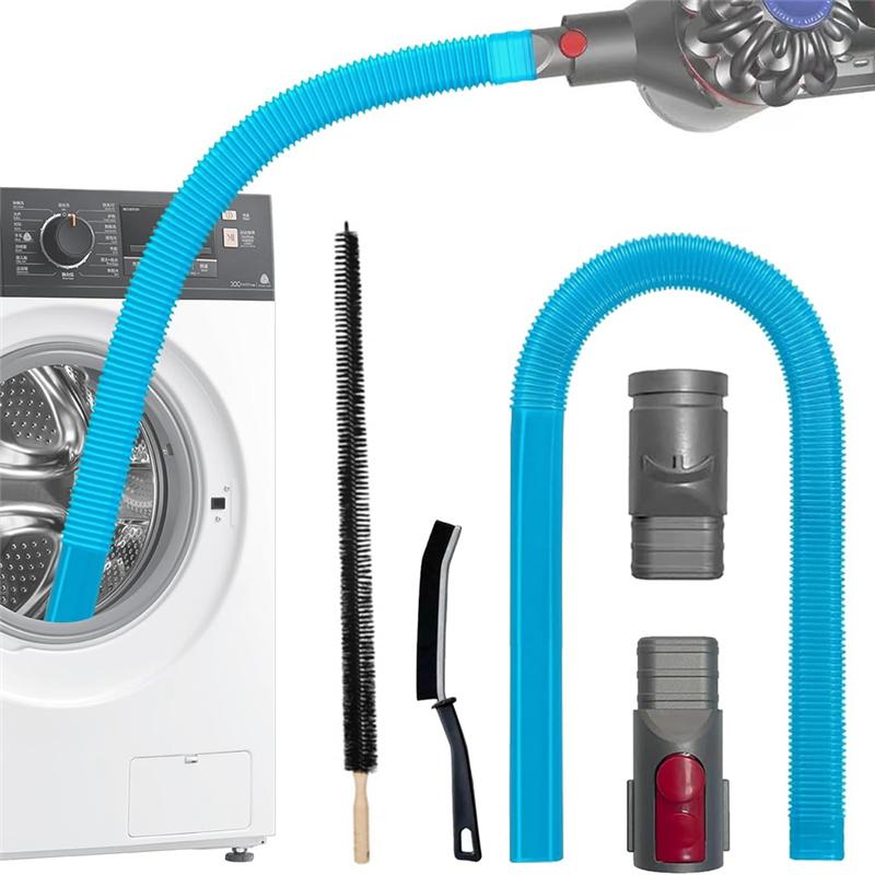 AD23-Fussel-Staubsauger-Aufsatz-Set für Dyson V15 V12 V11 V10 V8 V7 Gen5 V6 DC58 DC59 Trocknerschlauch und Reinigungsbürste
