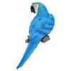 Harz Lebensechtes Vogel Ornament Figur Papagei Modell Spielzeug Gartenskulptur Wanddeko Blau Richtig?