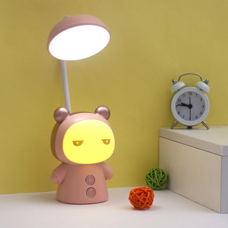 Cartoon Student Cute Dormitory Creative Atmosphere Night Light Charging Usb