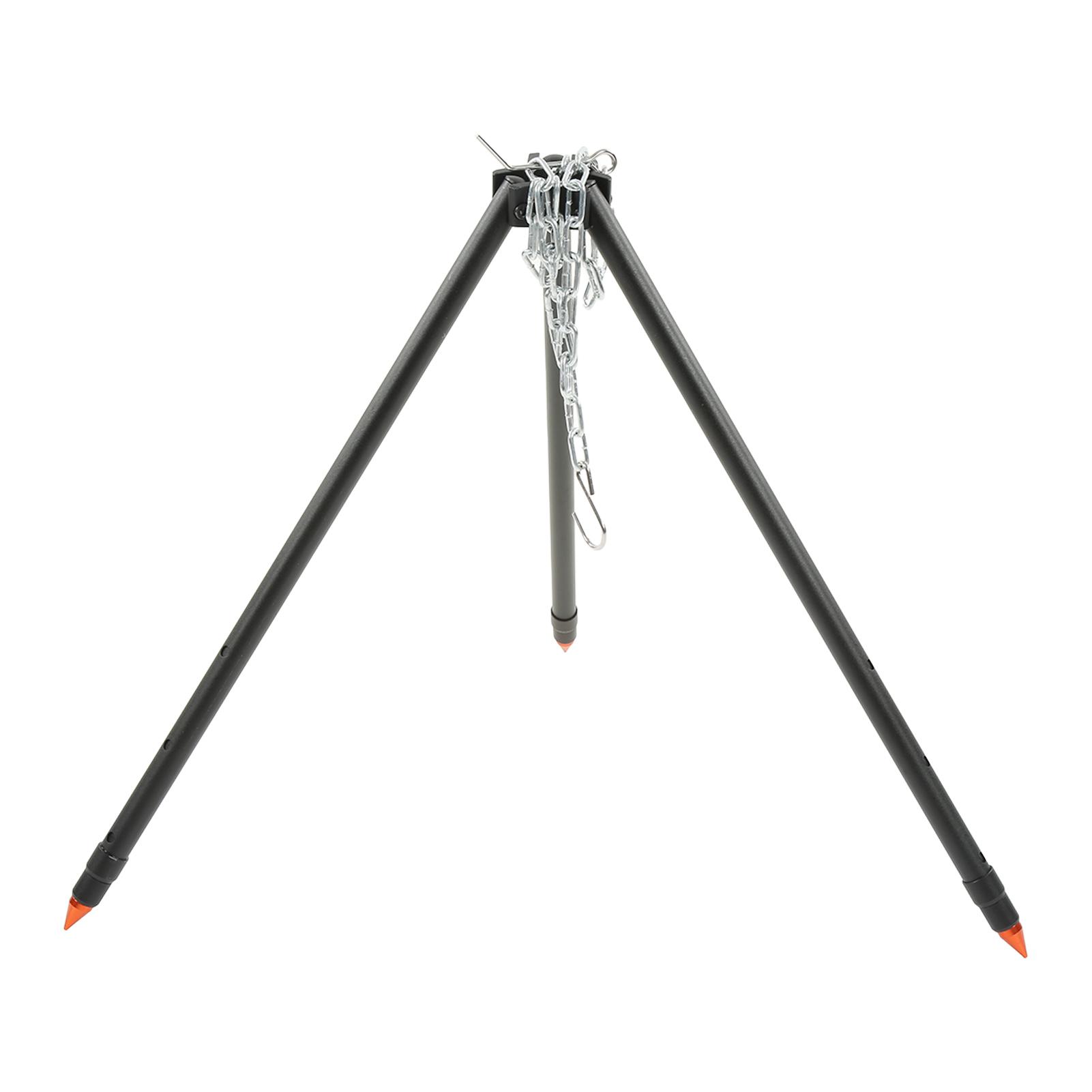 

Походный штатив с регулируемой высотой, защитной накладкой на ножку, вставной конструкции, штатив для приготовления пищи на огне для