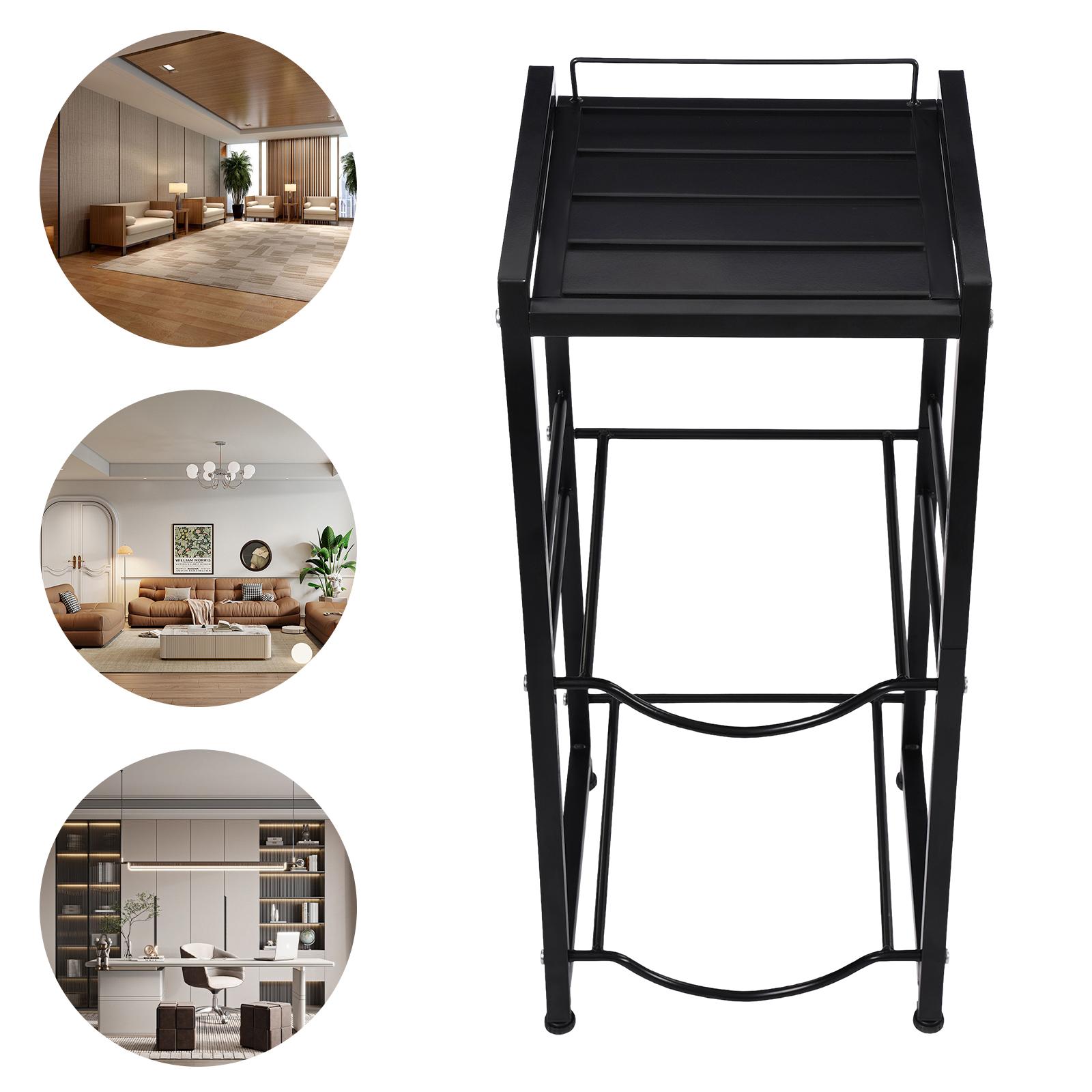 

2 Jugs Black Water Bucket Steel Rack,3 Tiers 18.9L Water Cooler Jug Rack Floor Standing 33.5*32.5*74cm for Kitchen,Living Room 3-tier чёрный